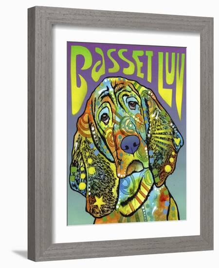 Basset Luv-Dean Russo-Framed Giclee Print