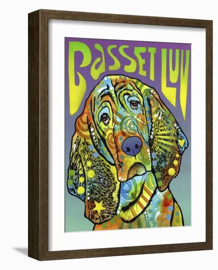 Basset Luv-Dean Russo-Framed Giclee Print