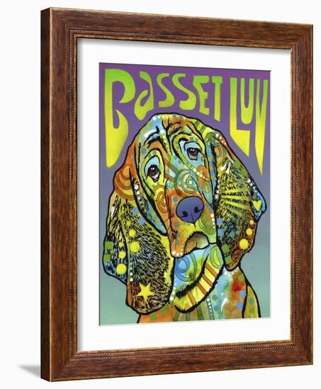 Basset Luv-Dean Russo-Framed Giclee Print