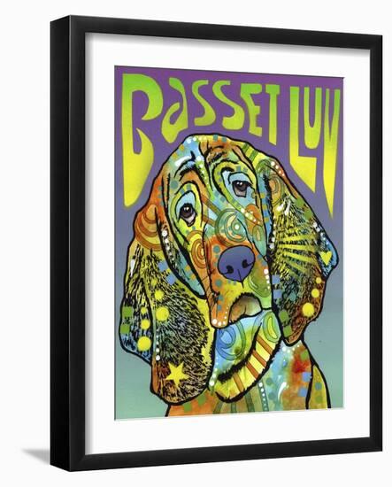 Basset Luv-Dean Russo-Framed Giclee Print