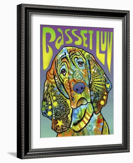 Basset Luv-Dean Russo-Framed Giclee Print