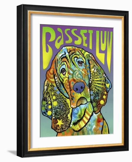 Basset Luv-Dean Russo-Framed Giclee Print