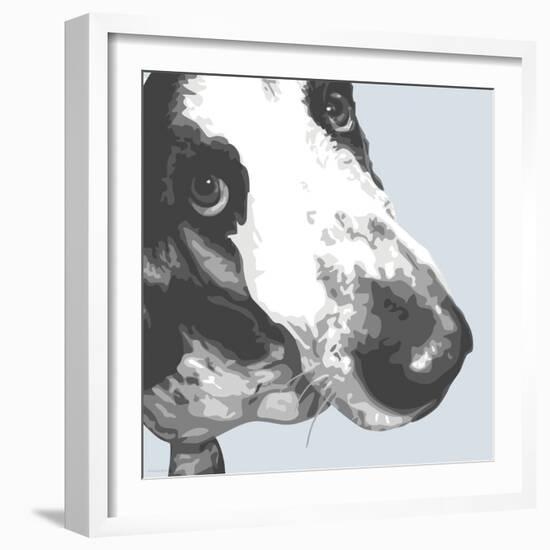 Bassett Hound-Emily Burrowes-Framed Art Print