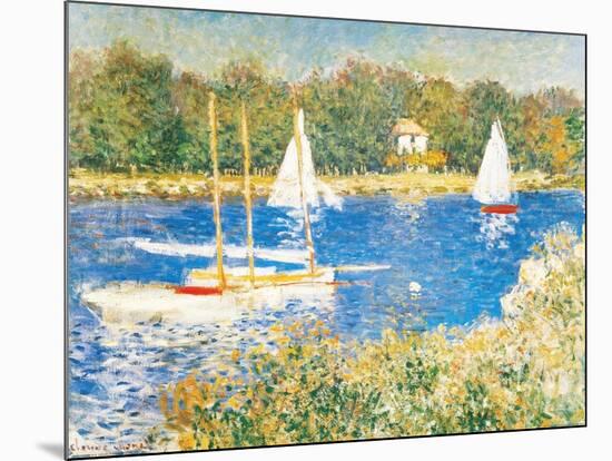 Bassin d'Argenteuil, c.1874-Claude Monet-Mounted Art Print