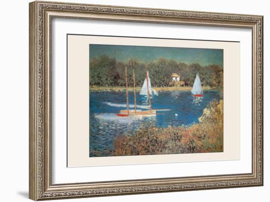Bassin D'Argenteuil-Claude Monet-Framed Art Print