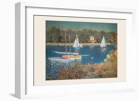 Bassin D'Argenteuil-Claude Monet-Framed Art Print