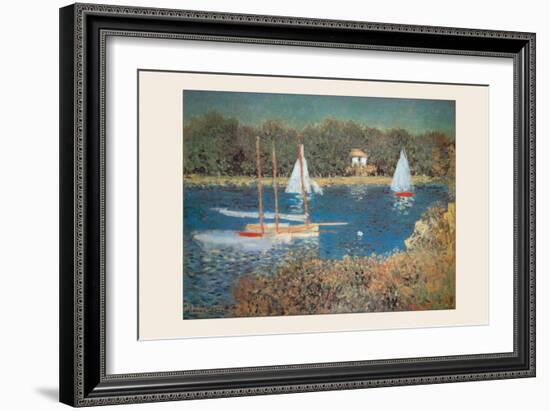 Bassin D'Argenteuil-Claude Monet-Framed Art Print