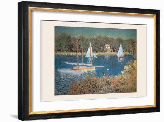 Bassin D'Argenteuil-Claude Monet-Framed Art Print