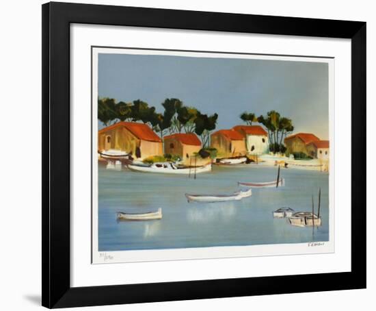 Bassin Darcachon II-Francois D'arguin-Framed Limited Edition