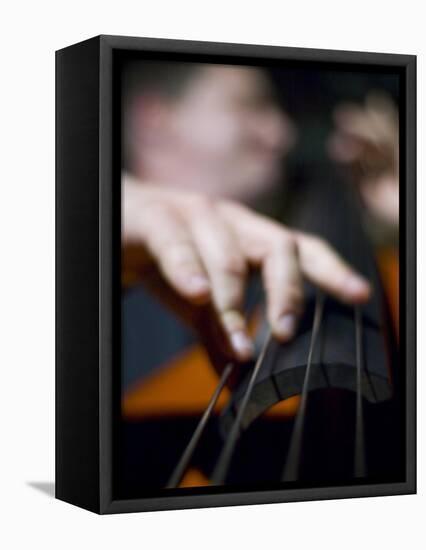 Bassist 1-John Gusky-Framed Premier Image Canvas