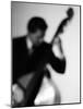 Bassist 2 BW-John Gusky-Mounted Photographic Print