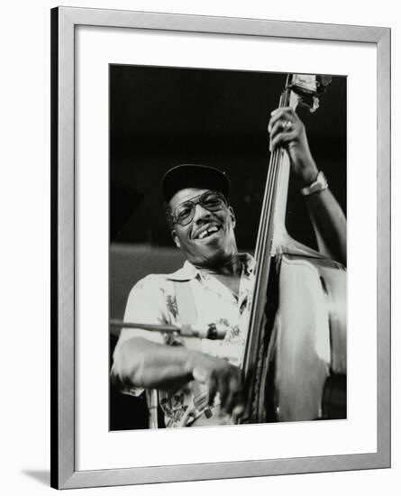 Bassist Major Holley, Beaulieu, Hampshire, July 1977-Denis Williams-Framed Photographic Print