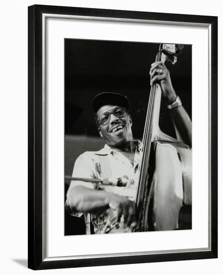 Bassist Major Holley, Beaulieu, Hampshire, July 1977-Denis Williams-Framed Photographic Print