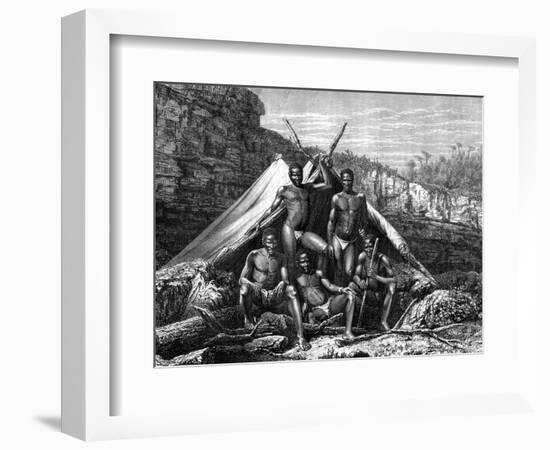 Bassoutos, South Africa, 19th Century-St de Dree-Framed Giclee Print