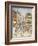 Bastille Day on Rue De Clignancourt, Paris-Gustave Loiseau-Framed Giclee Print