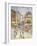 Bastille Day on Rue De Clignancourt, Paris-Gustave Loiseau-Framed Giclee Print