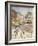 Bastille Day on Rue De Clignancourt, Paris-Gustave Loiseau-Framed Giclee Print