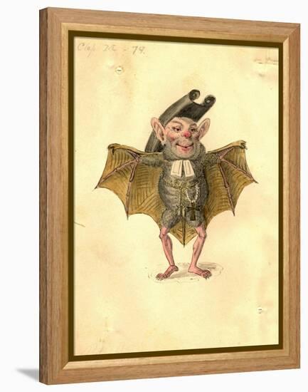 Bat 1873 'Missing Links' Parade Costume Design-Charles Briton-Framed Premier Image Canvas