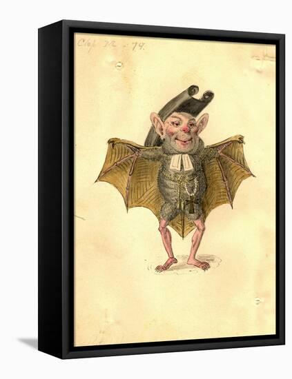 Bat 1873 'Missing Links' Parade Costume Design-Charles Briton-Framed Premier Image Canvas