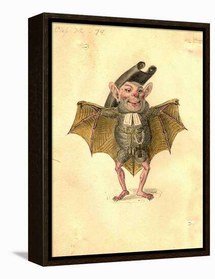 Bat 1873 'Missing Links' Parade Costume Design-Charles Briton-Framed Premier Image Canvas