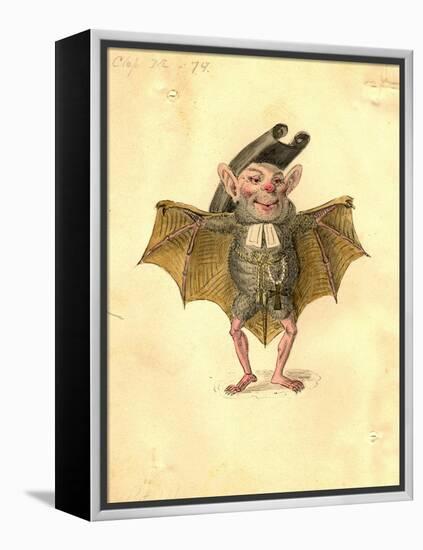 Bat 1873 'Missing Links' Parade Costume Design-Charles Briton-Framed Premier Image Canvas