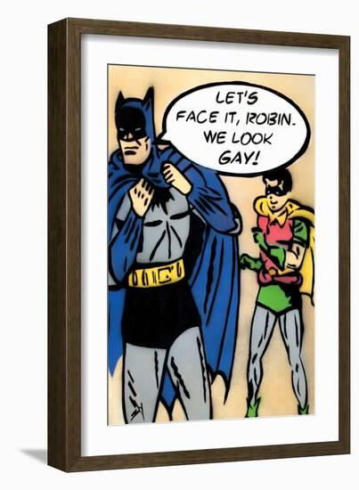 Bat Gay-Juan Sly-Framed Art Print