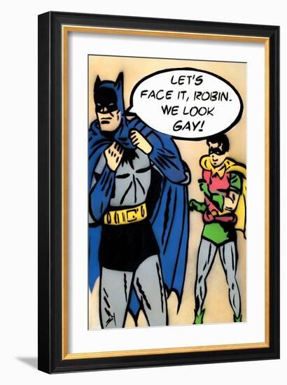 Bat Gay-Juan Sly-Framed Art Print