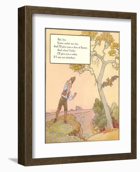 Bat Poem-null-Framed Premium Giclee Print