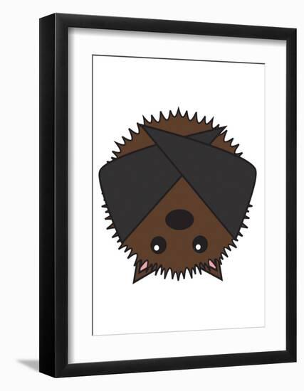 Bat-null-Framed Art Print