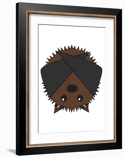 Bat-null-Framed Art Print