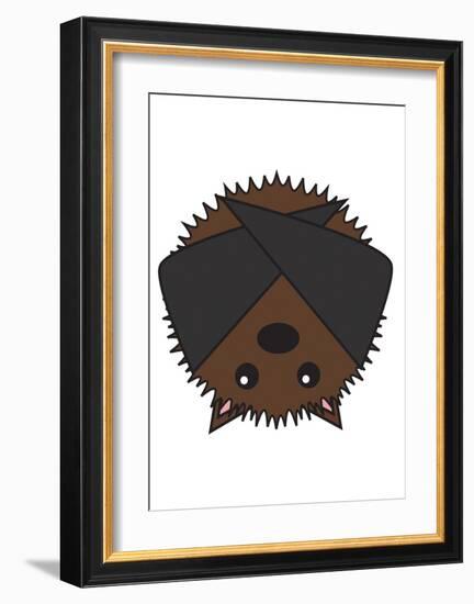 Bat-null-Framed Art Print