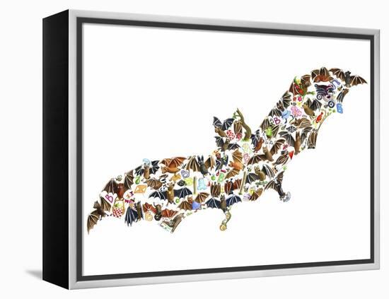 Bat-Louise Tate-Framed Premier Image Canvas