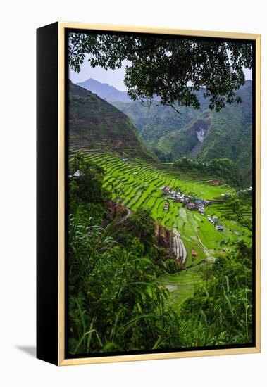 Batad Rice Terraces, Banaue, Luzon, Philippines-Michael Runkel-Framed Premier Image Canvas