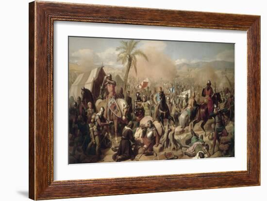 Bataille d'Ascalon, 12 août 1099-Jean Victor Schnetz-Framed Giclee Print