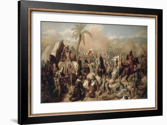 Bataille d'Ascalon, 12 août 1099-Jean Victor Schnetz-Framed Giclee Print