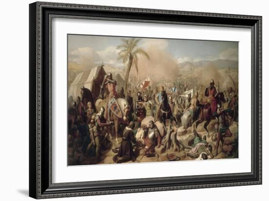 Bataille d'Ascalon, 12 août 1099-Jean Victor Schnetz-Framed Giclee Print