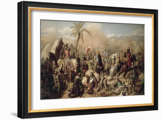 Bataille d'Ascalon, 12 août 1099-Jean Victor Schnetz-Framed Giclee Print