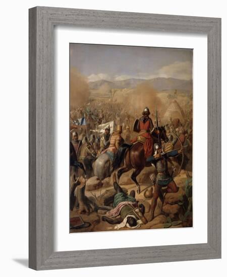 Bataille d'Ascalon, 12 août 1099-Jean Victor Schnetz-Framed Giclee Print