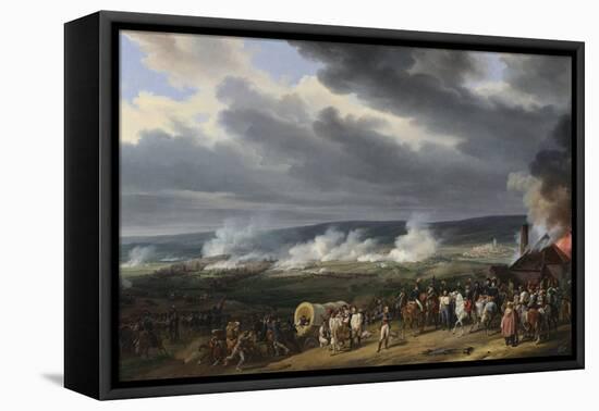 Bataille De Jemappes (Jemmapes) Le 6 Novembre 1792 Entre L'autriche Et La France (Victoire Des Fran-Horace Vernet-Framed Premier Image Canvas