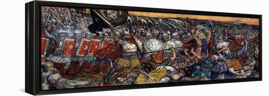 Bataille De Koulikovo - the Battle of Kulikovo on September 8, 1380 Par Vasnetsov, Viktor Mikhaylov-Victor Mikhailovich Vasnetsov-Framed Premier Image Canvas