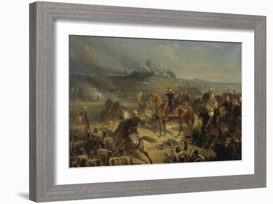 Bataille de Solférino, 24 juin 1859-Adolphe Yvon-Framed Giclee Print