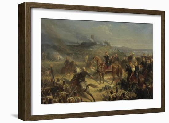 Bataille de Solférino, 24 juin 1859-Adolphe Yvon-Framed Giclee Print