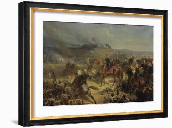 Bataille de Solférino, 24 juin 1859-Adolphe Yvon-Framed Giclee Print