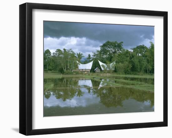 Batak Houses, Lake Toba, North Sumatra, Sumatra, Indonesia, Southeast Asia, Asia-Sybil Sassoon-Framed Photographic Print