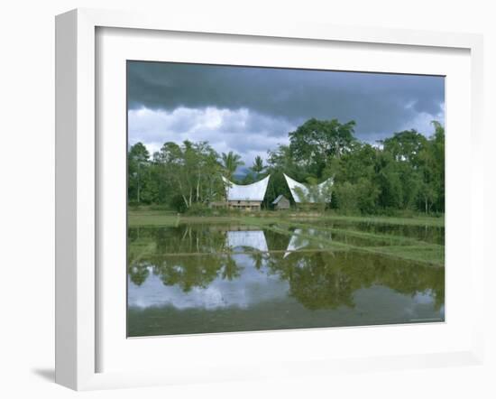 Batak Houses, Lake Toba, North Sumatra, Sumatra, Indonesia, Southeast Asia, Asia-Sybil Sassoon-Framed Photographic Print