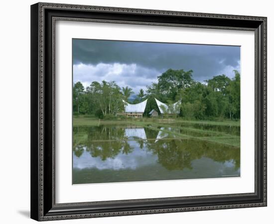 Batak Houses, Lake Toba, North Sumatra, Sumatra, Indonesia, Southeast Asia, Asia-Sybil Sassoon-Framed Photographic Print