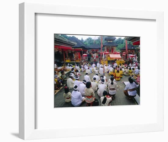 Batara Turum Kabeh Ceremony, Hindu Temple of Besakih, Bali, Indonsesia-J P De Manne-Framed Photographic Print