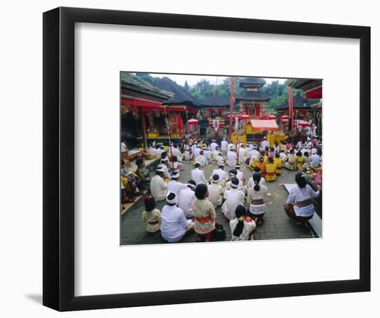 Batara Turum Kabeh Ceremony, Hindu Temple of Besakih, Bali, Indonsesia-J P De Manne-Framed Photographic Print