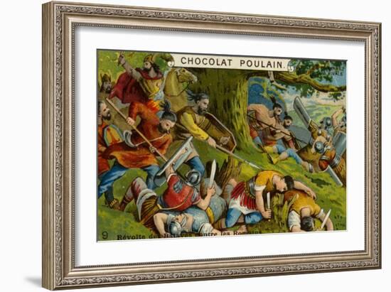 Batavian Revolt Against the Romans-null-Framed Giclee Print