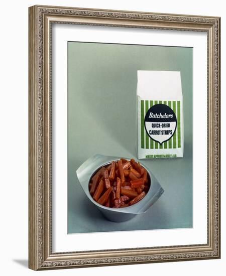 Batchelors Quick Dried Carot Strips, 1966-Michael Walters-Framed Photographic Print